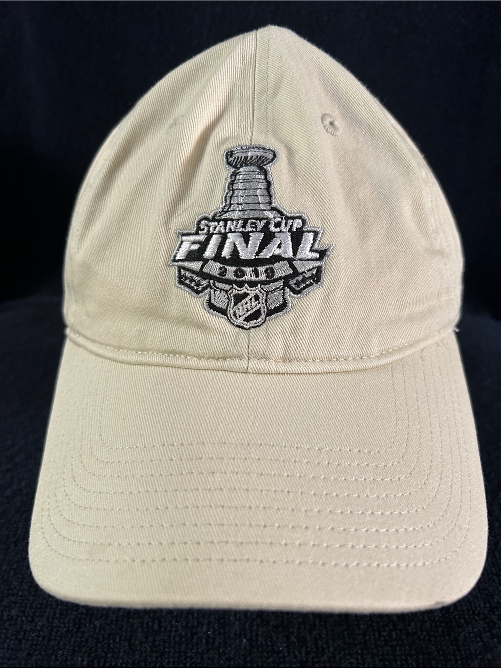 Adidas NHL Stanley Cup Final 2019 Embroidered Baseball Cap - Tan